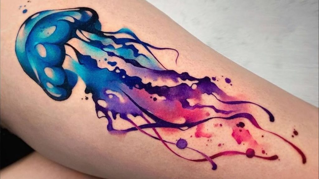 Tatuagem de Aquarela