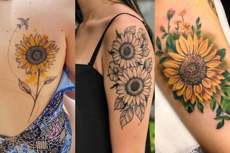 Tatuagem Feminina no Braço Flores